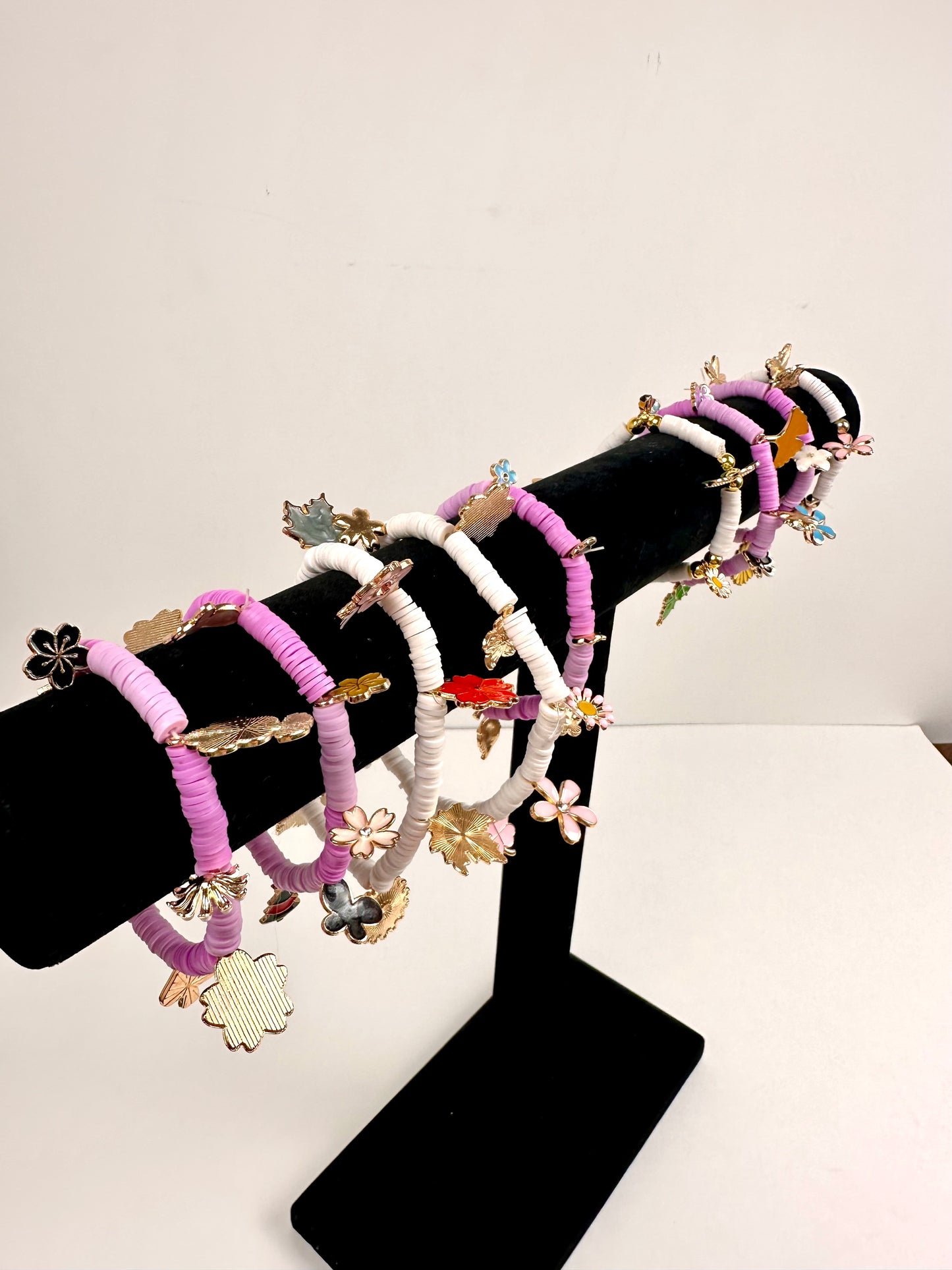 Floral Charm Bracelets