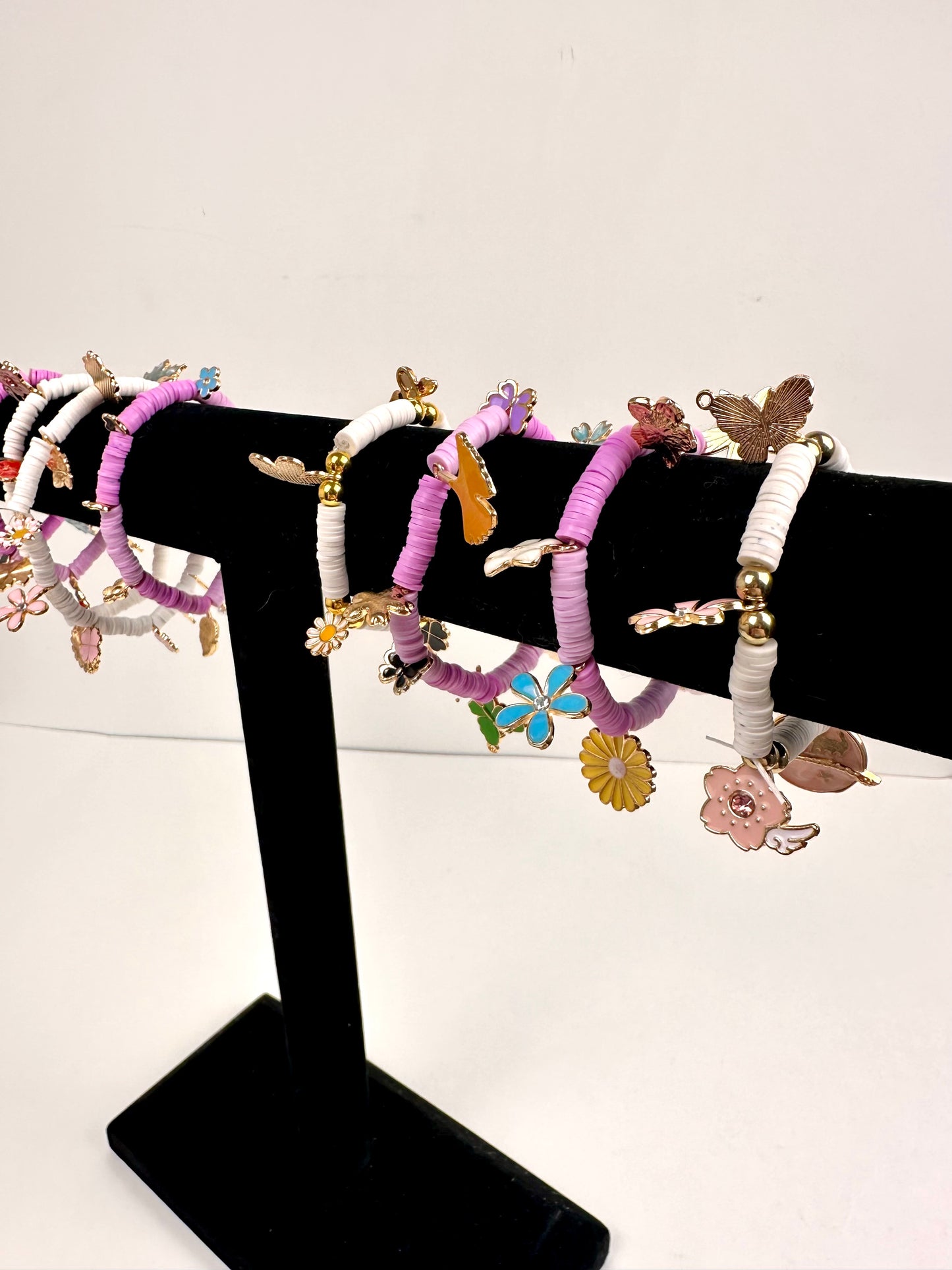 Floral Charm Bracelets